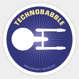 Imaginary Worlds - Technobabble Sticker